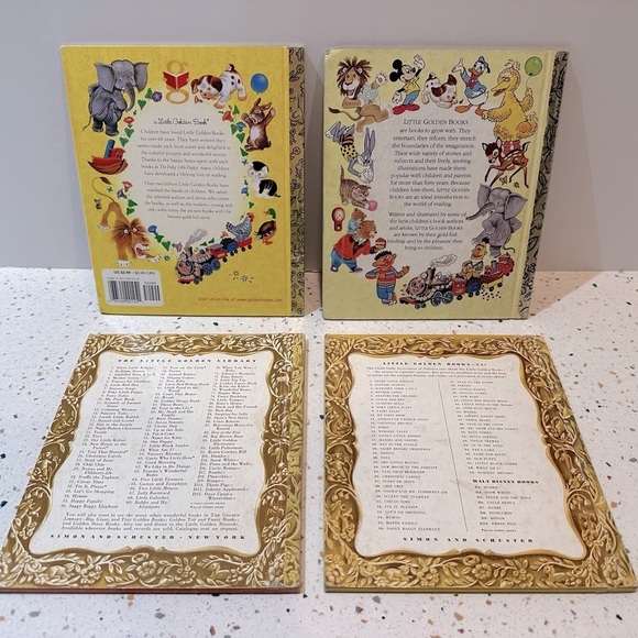 Vintage Lot Four (4) A Little Golden Books Children’s Mother Goose, Baby’s House - Picture 7 of 15